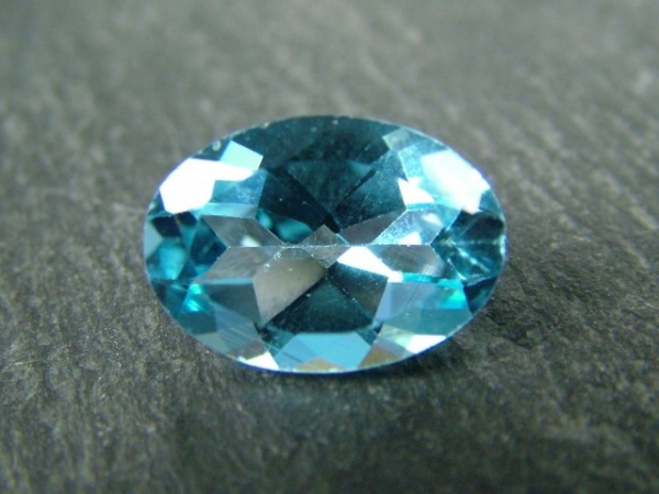 Swiss Blue Topaz Faceted Oval ~ Various Sizes