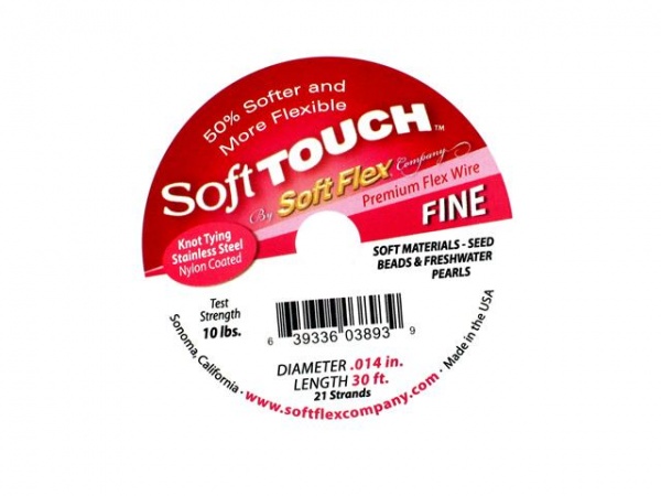 Soft Touch Stringing Wire .014'' (0.36mm) ~ Fine ~ 30 Feet