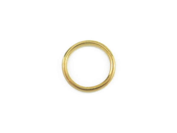 Gold Vermeil Closed Jump Ring 6mm ~ 20ga