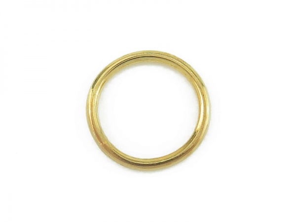 Gold Vermeil Closed Jump Ring 10mm ~ 18g