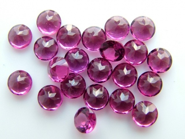 Rhodolite Garnet Faceted Round ~ Various Sizes