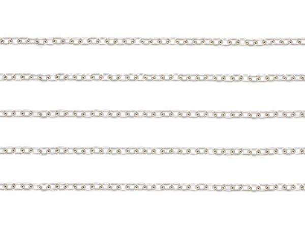 Sterling Silver Cable Chain x by the Foot