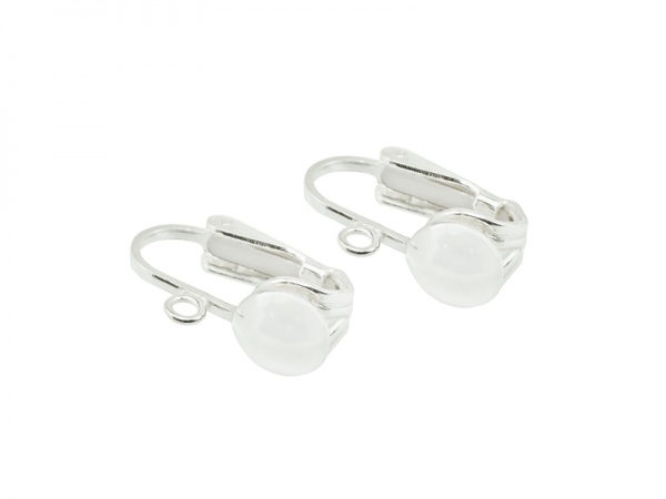 Sterling Silver Ear Clip for Non Pierced Ears ~ PAIR