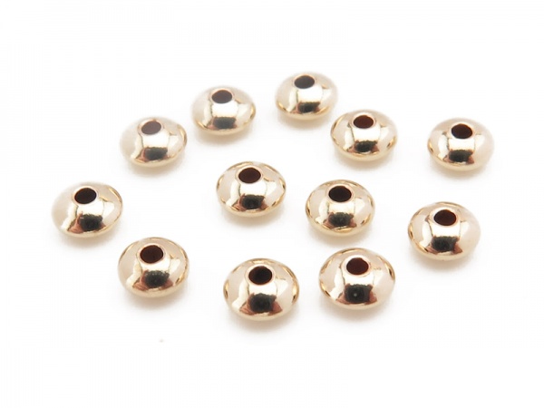 Gold Filled Saucer Bead 3.6mm