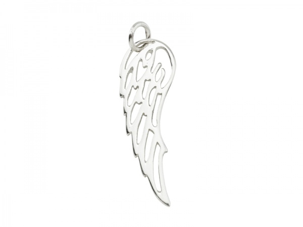 Sterling Silver Wing Pendant 26mm