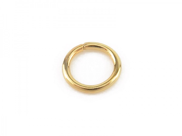 Gold Vermeil Open Jump Ring 6mm ~ 20ga