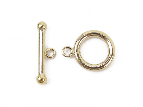 Gold Filled Toggle and Bar Fastener 12mm