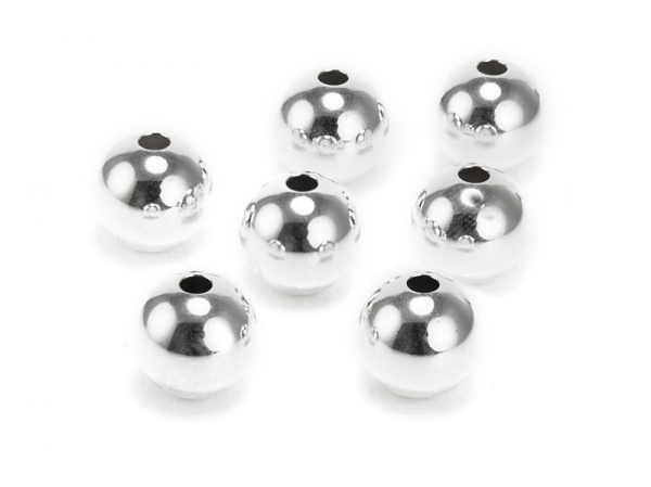 Sterling Silver Round Bead 10mm