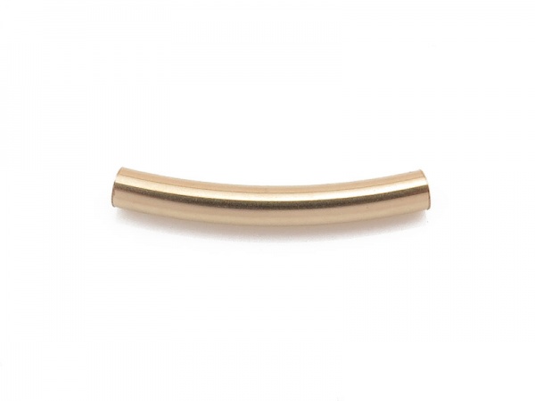 Gold Filled Curved Tube 15mm x 2mm