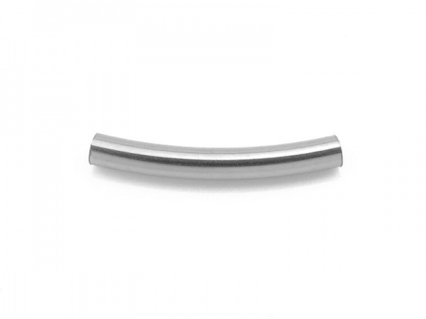 Sterling Silver Curved Tube 15mm x 2mm
