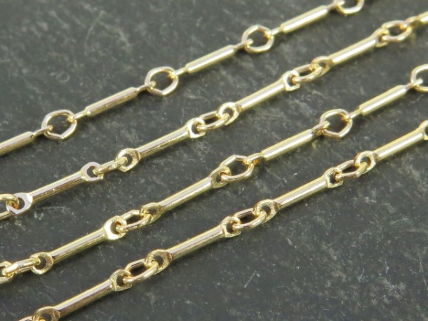 Gold Filled Bar Chain ~ by the Foot