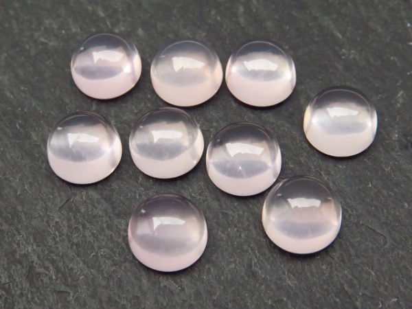 Rose Quartz Round Cabochon ~ Various Sizes