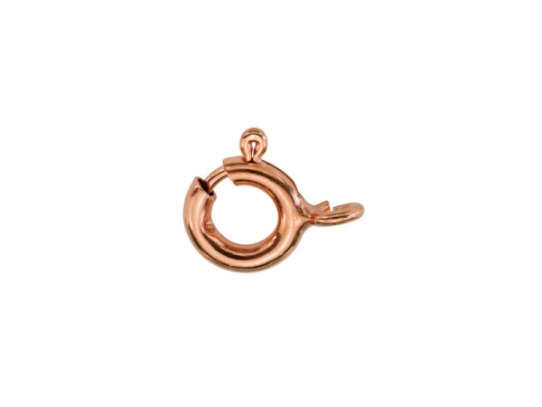 Rose Gold Vermeil Spring Ring Clasp 6mm