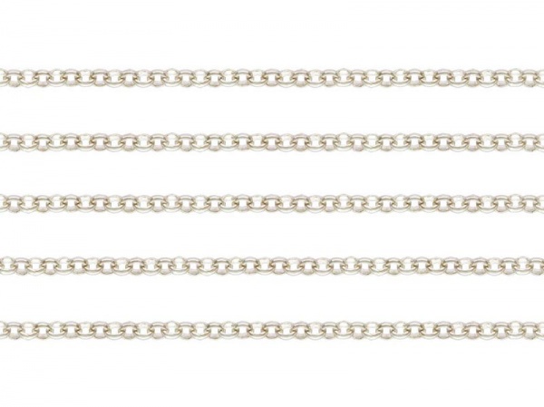 Sterling Silver Round Rolo Chain 1.5mm  ~ Offcuts