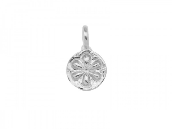 Sterling Silver Daisy Charm 7mm