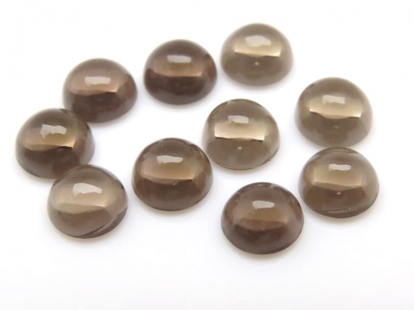 Smoky Quartz Round Cabochon ~ Various Sizes