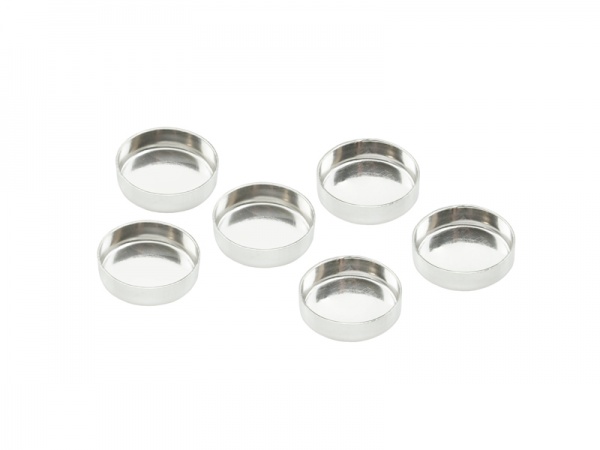 Sterling Silver Bezel Cup Setting 8mm