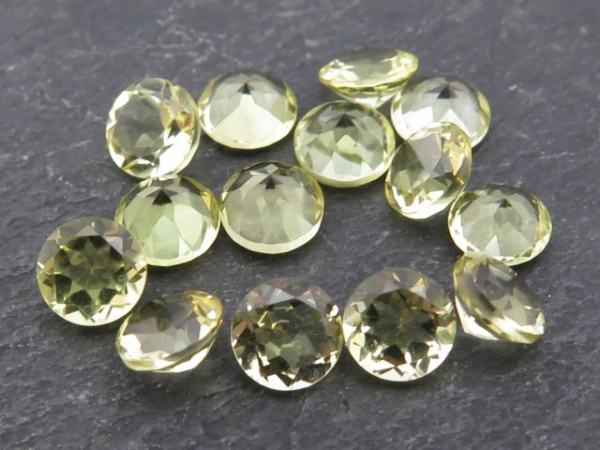 Lemon Quartz Faceted Round ~ Various Sizes