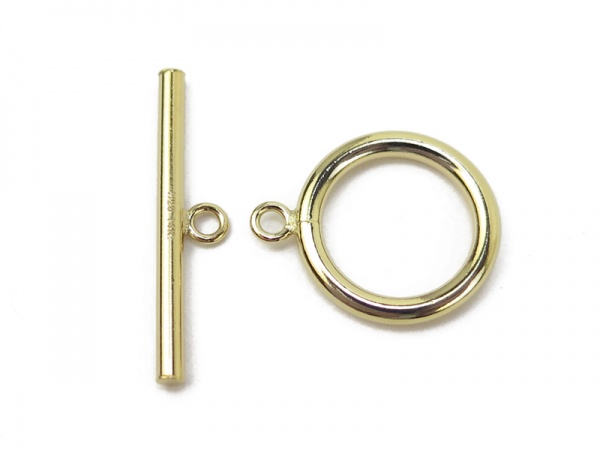 Gold Filled Toggle and Bar Fastener 15mm