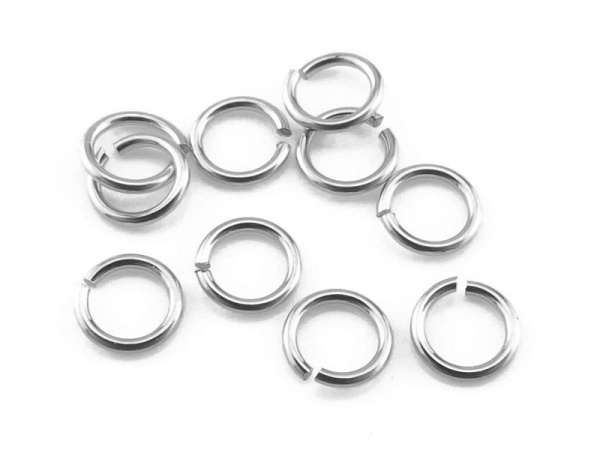 Sterling Silver Open Jump Ring 3.5mm ~ 24ga ~ Pack of 10