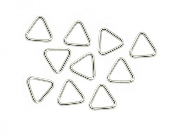 Sterling Silver Closed Triangle Component 5mm ~ Pack of 10
