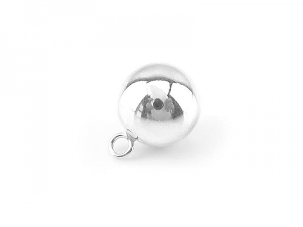 Sterling Silver Ball Charm 8mm