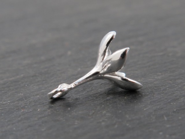 Sterling Silver Flower Bail with Peg