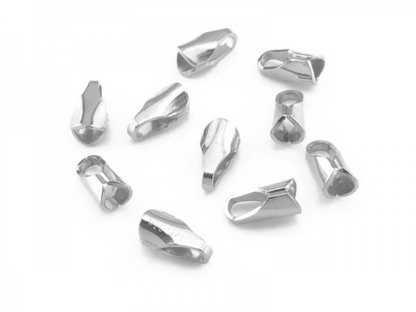 Sterling Silver Round End Cap 2mm ID