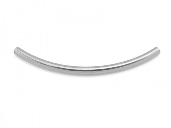 Sterling Silver Curved Tube 35mm x 2mm