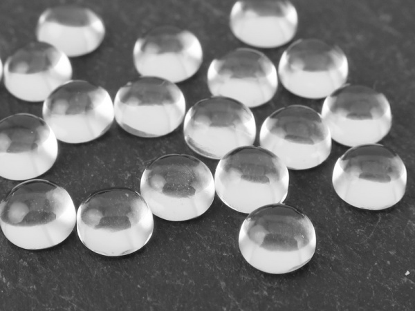 Crystal Quartz Round Cabochon ~ Various Sizes