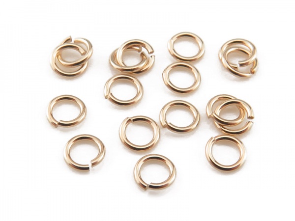 Gold Filled Open Jump Ring 3mm ~ 24ga ~ Pack of 10