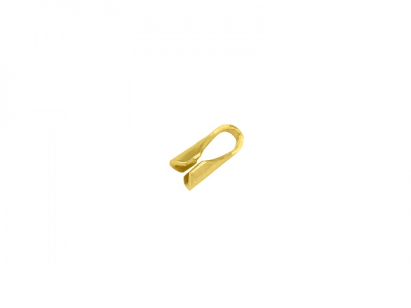 Gold Vermeil Round End Cap 1.5mm