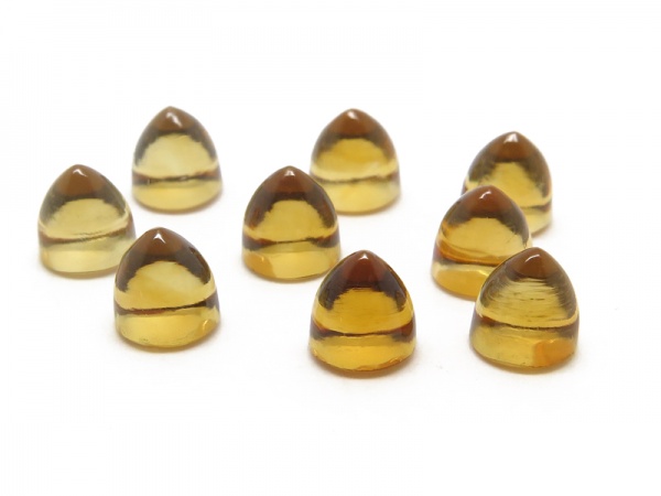 Citrine Bullet Cabochon 5mm