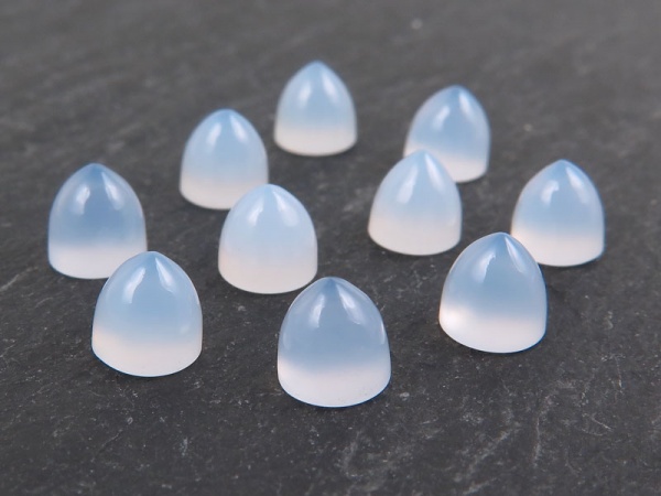 Chalcedony Bullet Cabochon 5mm