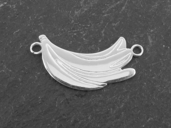 Sterling Silver Banana Connector 22mm