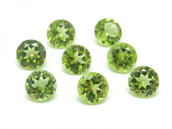 Peridot Faceted Round ~ Various Sizes