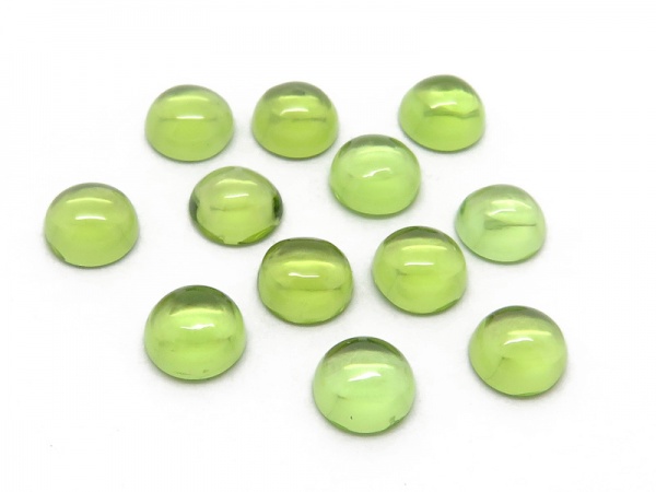 Peridot Round Cabochon ~ Various Sizes