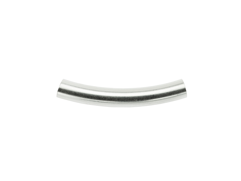 Sterling Silver Curved Tube 20mm x 3mm