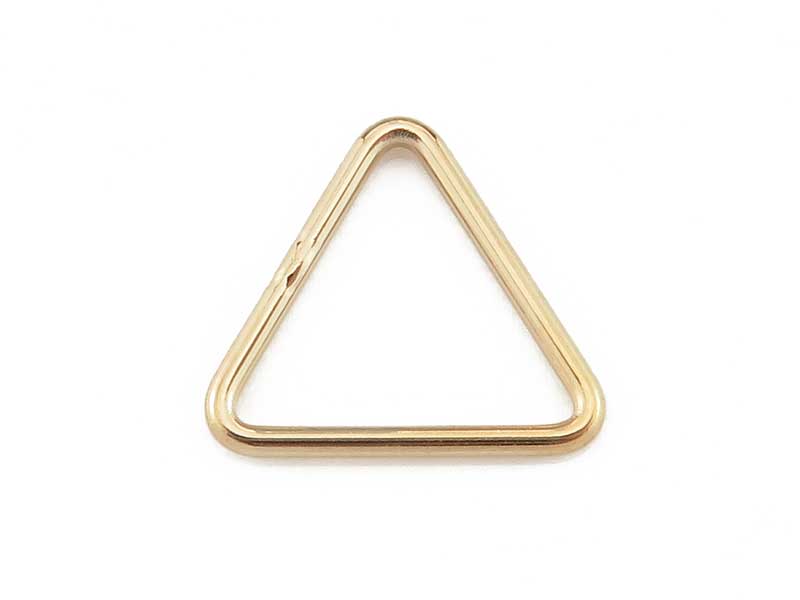 Gold Filled Closed Triangle Component 10mm