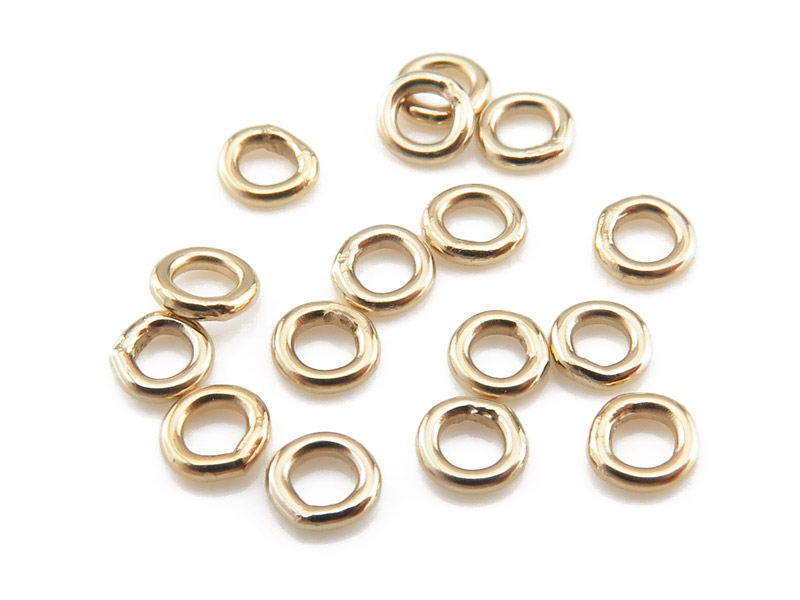 Gold Filled Closed Jump Ring 3mm ~ 22ga ~ Pack of 10