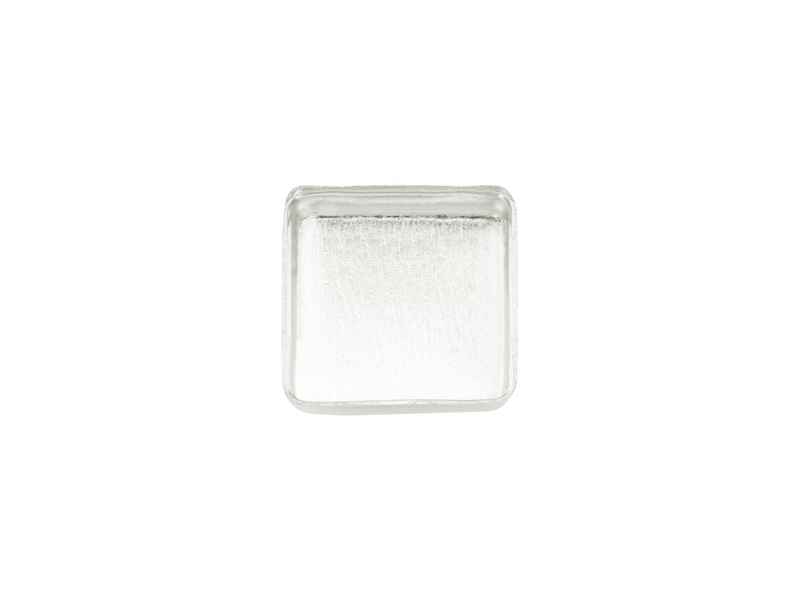 Sterling Silver Square Bezel Cup Setting 8mm