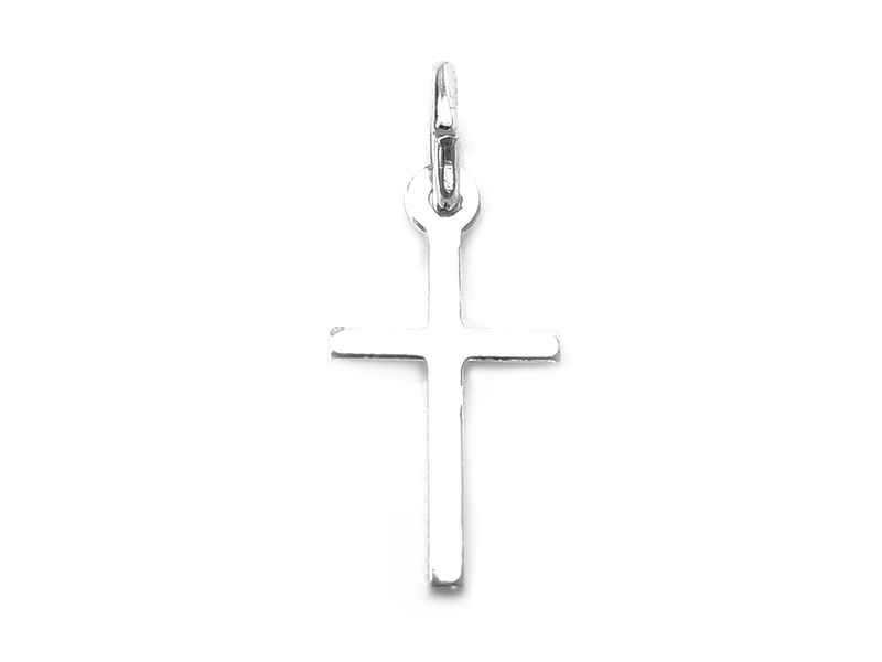 Sterling Silver Cross Pendant 13mm