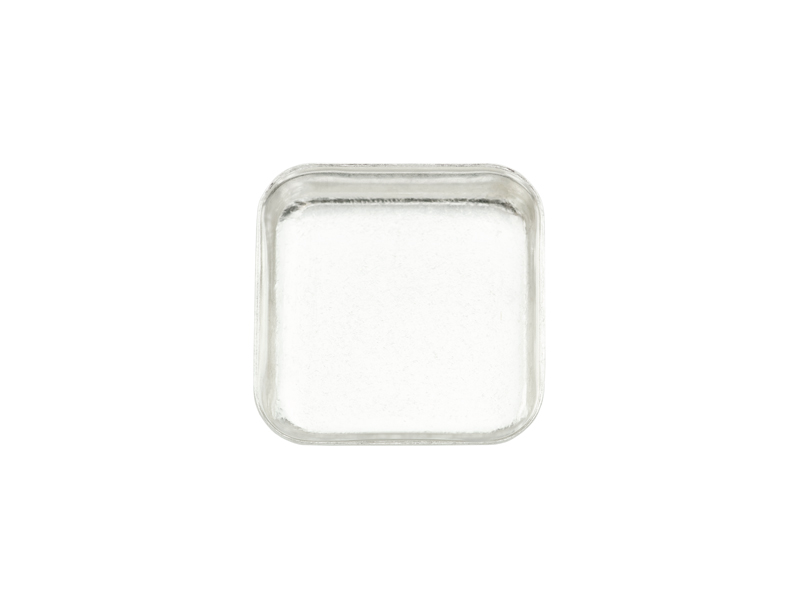 Sterling Silver Square Bezel Cup Setting 10mm