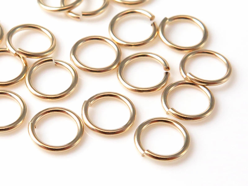 14K Gold Open Jump Ring 5mm ~ 20g