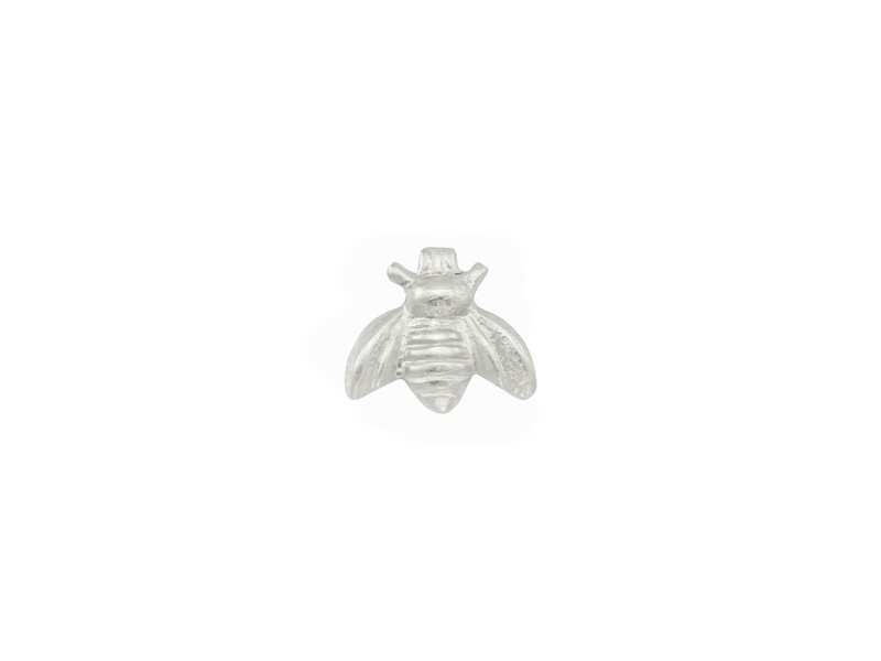 Sterling Silver Bee Solderable Accent 6.25mm