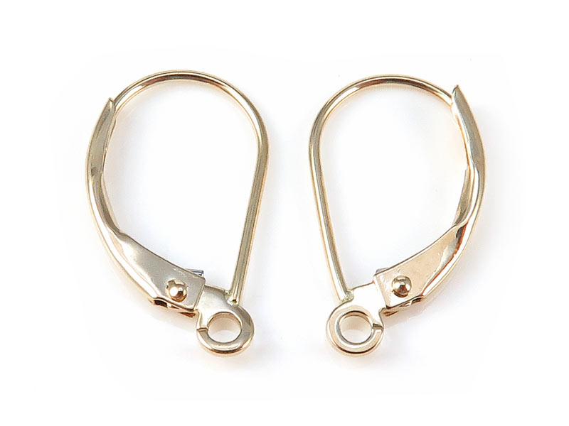 14K Gold Lever Back PAIR