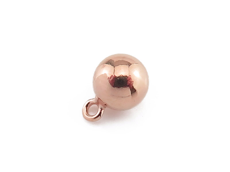 Rose Gold Filled Ball Charm 5mm