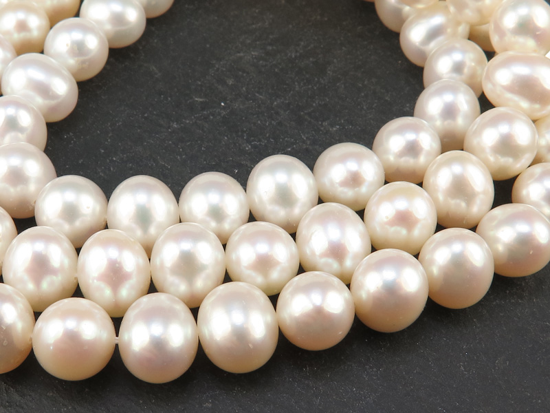 Freshwater Pearl Ivory Potato Beads 8mm ~ 16'' Strand