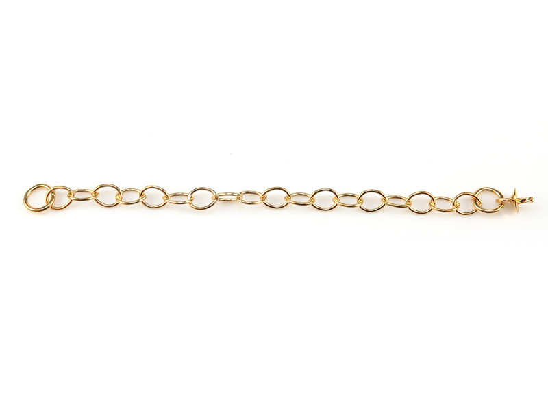 Gold Filled Cable Extension Chain with Peg Drop ~ 2''