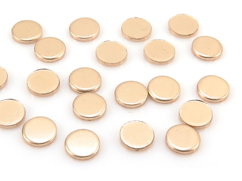 Gold Filled Circle Solderable Accent 3mm